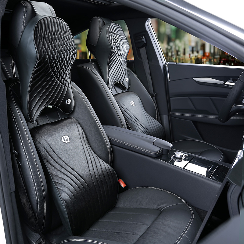 Travel Accessories And Gadgets - Ensemble d'Oreiller de Voiture en Mousse