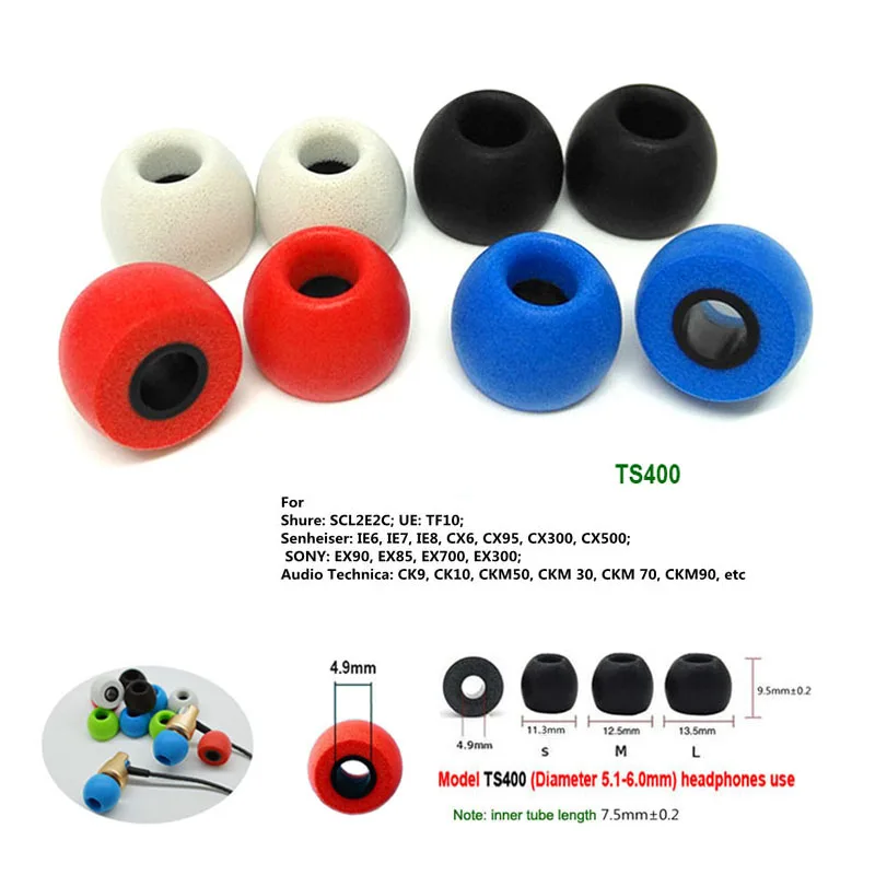 Earplug Set Foam - 10 paires d'embouts en mousse à