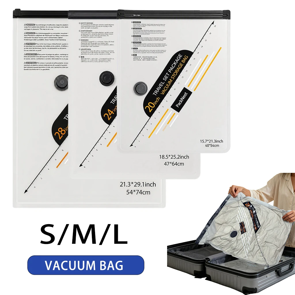 Compression Bag Vacuum - Sacs Compression Vide Anti Dechirure Kit
