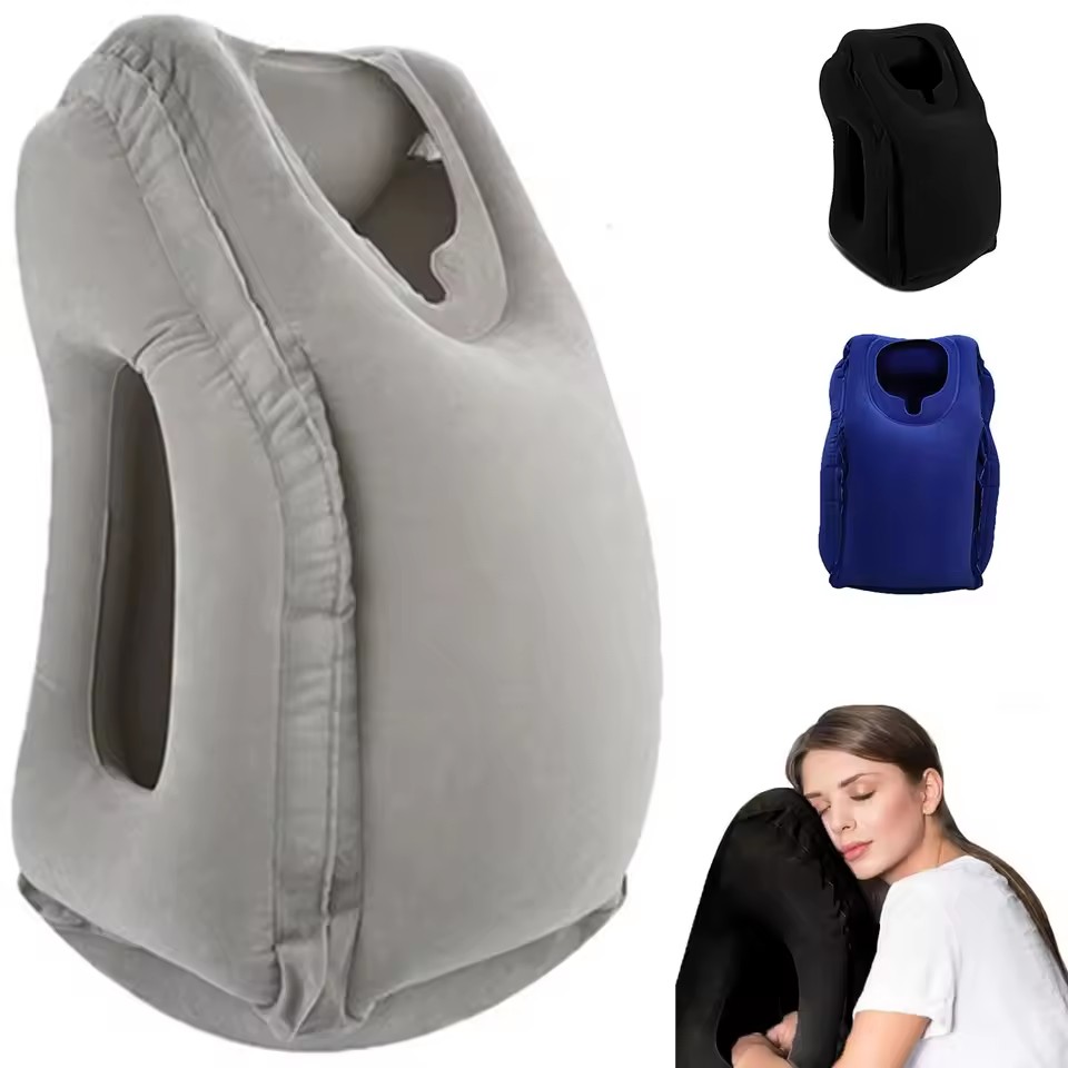 Travel Accessories Long Flight - Oreiller de voyage gonflable, accessoires de