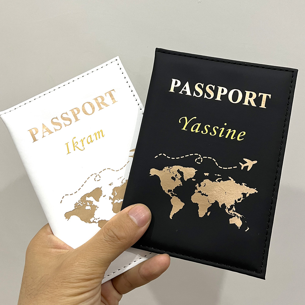 Travel Accessories Plane - Couverture de passeport personnalisée en PU