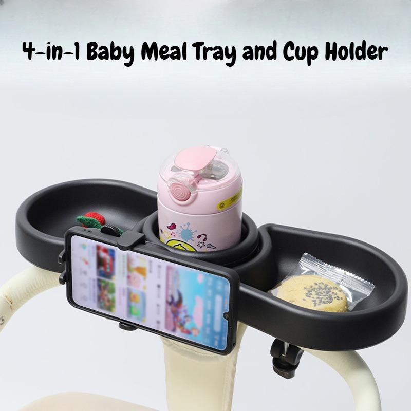 Travel Accessories With Toddler - Plateau de collation et porte-gobelet universel