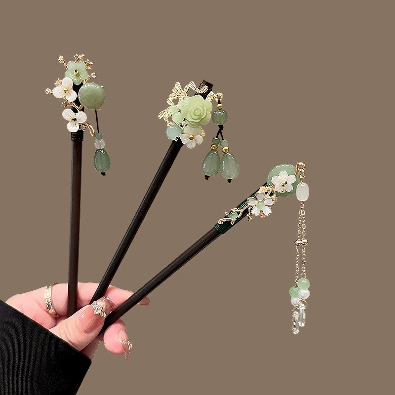 Travel Accessories For Women - Épingle à cheveux en bois Antique