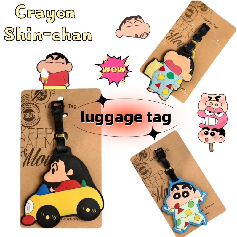 Travel Accessories Unisex - Étiquette de bagage fantaisie Crayon Shin-chan,