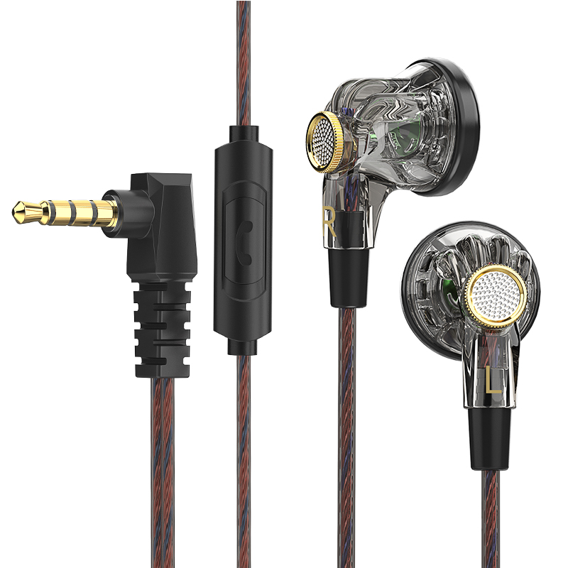 Earplug Set Foam - Écouteurs filaires QKZ MDR avec microphone,