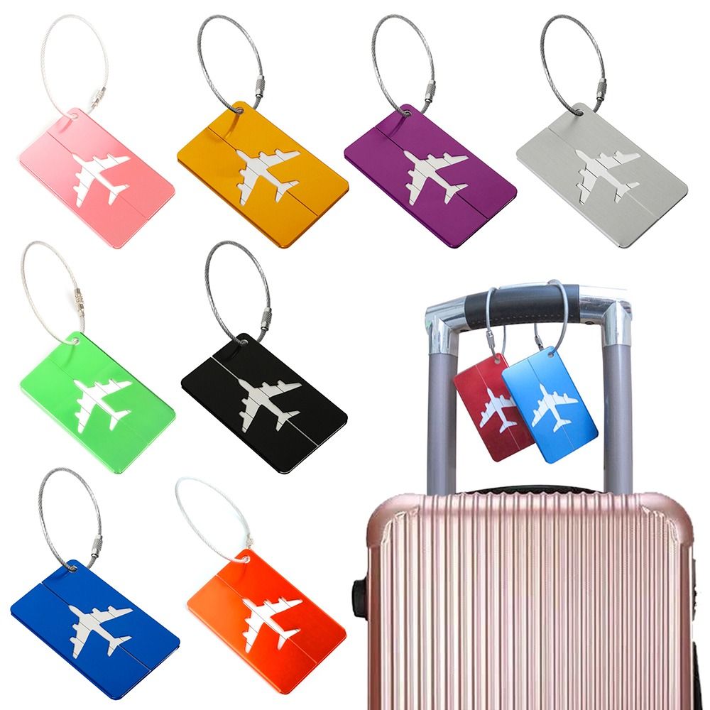 Travel Accessories Plane - Étiquettes de bagage de voyage réutilisables,