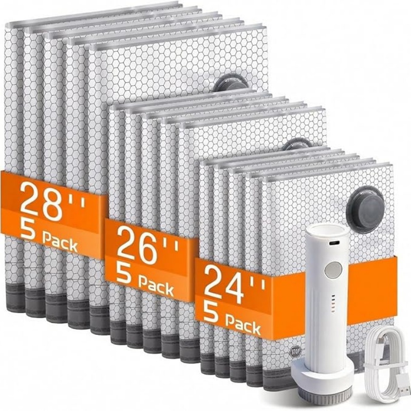 Compression Bag Vacuum - Lot de 15 sacs de rangement