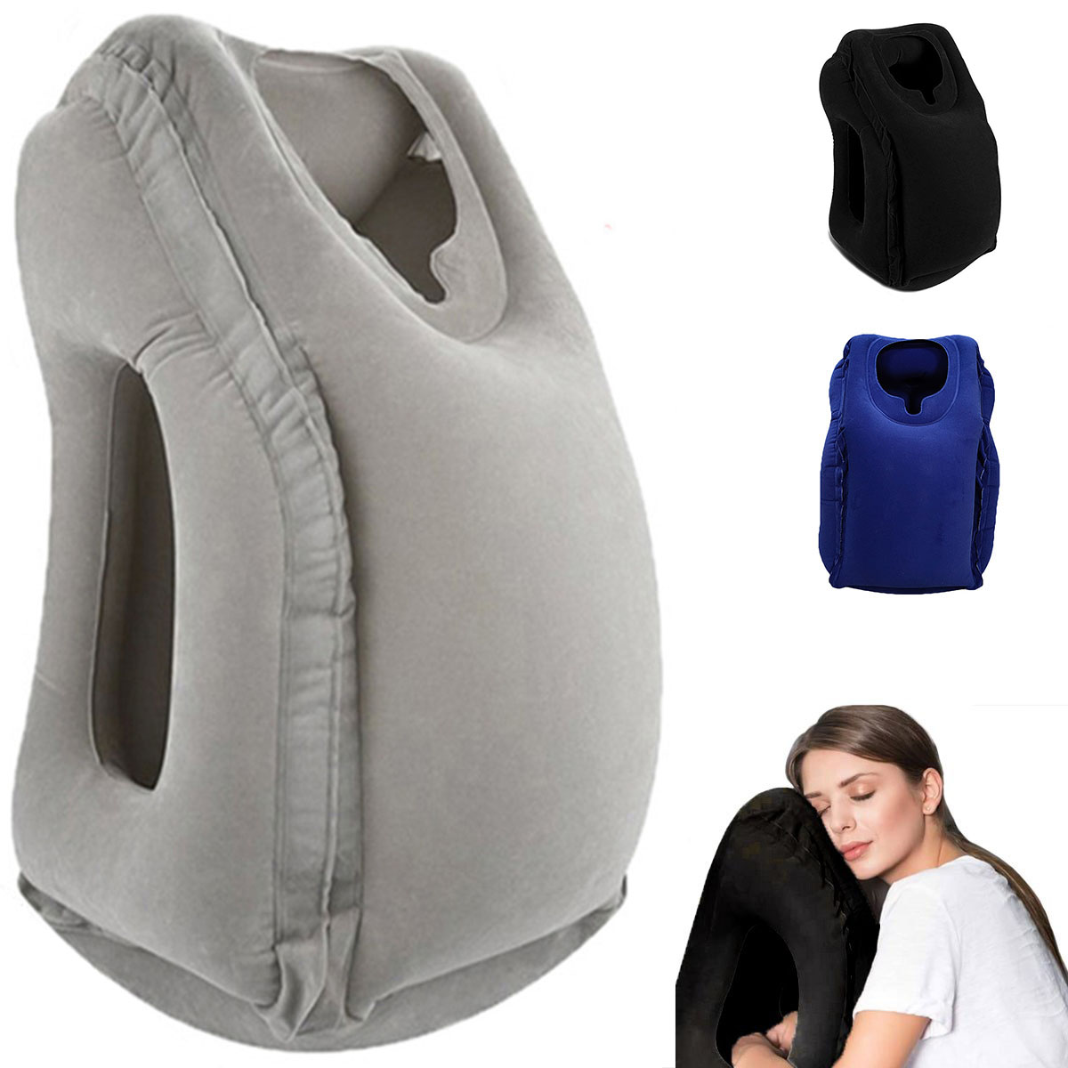 Travel Accessories Long Flight - Oreiller de voyage gonflable, accessoires de
