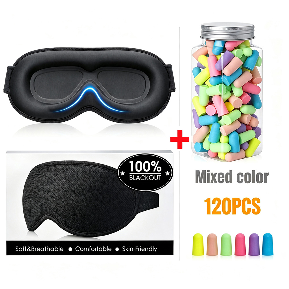 Earplug Set Foam - Ensemble de sommeil - Masque de
