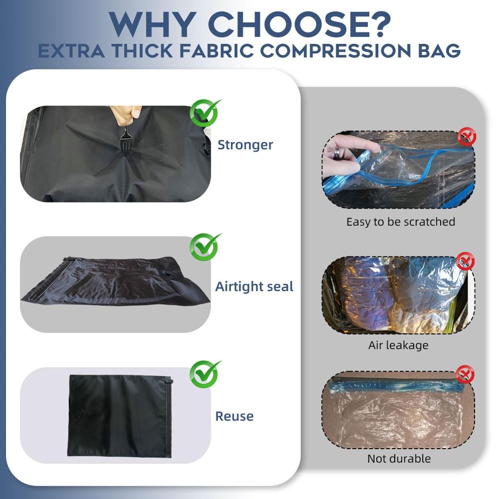 Sacs sous vide réutilisables p - Compression Bag Vacuum avis et prix