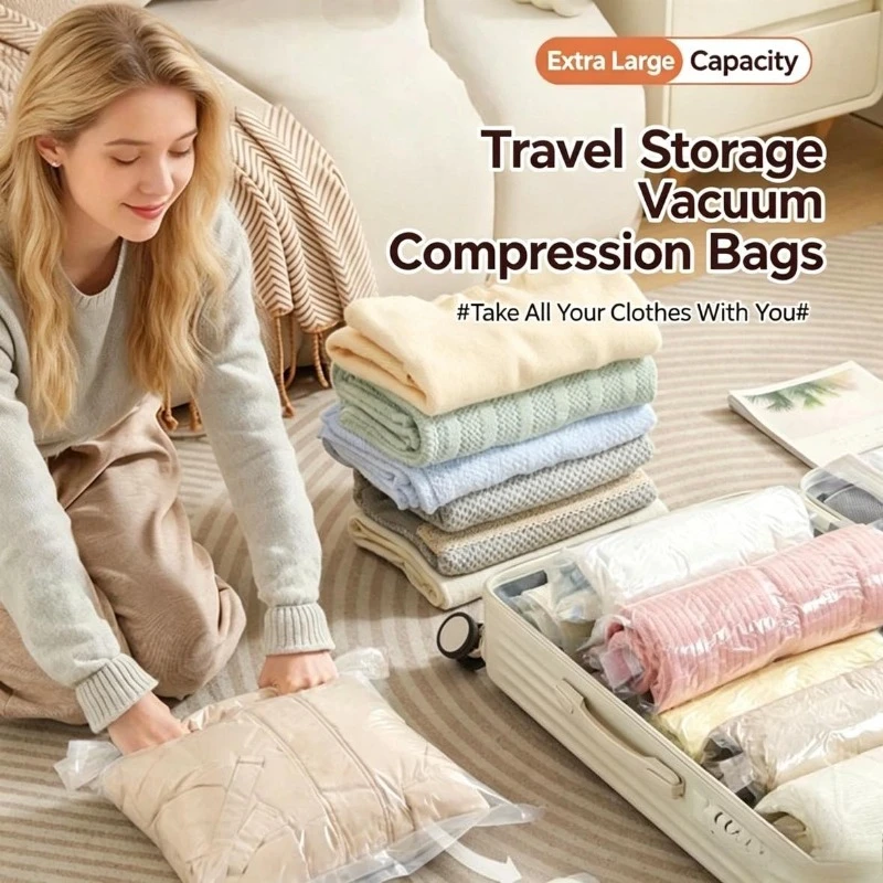 Sacs de rangement de voyage co - Compression Bag Vacuum avis et prix