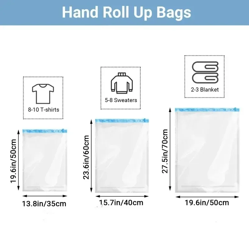 Sacs de rangement de voyage co - Compression Bag Vacuum avis et prix