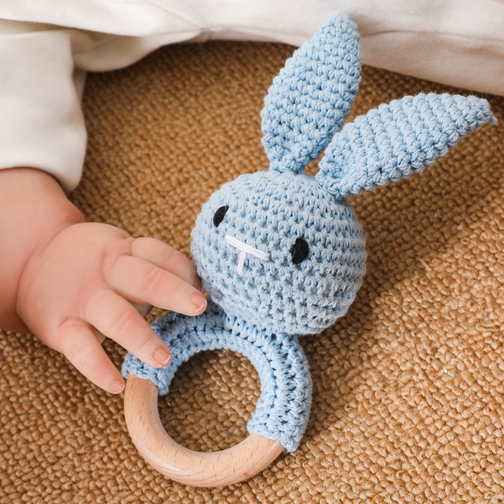 Hochet en bois pour bébé, joue - Travel Accessories For 2 Year Old avis et prix