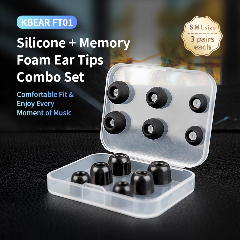 KBEAR FT01 – ensemble combiné  - Earplug Set Foam avis et prix