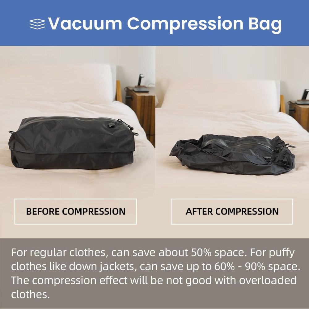 Sacs sous vide réutilisables p - Compression Bag Vacuum avis et prix