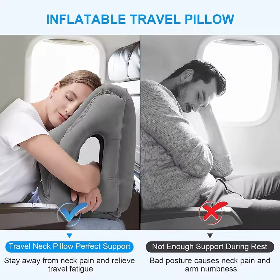 Oreiller de voyage gonflable,  - Travel Accessories Long Flight avis et prix