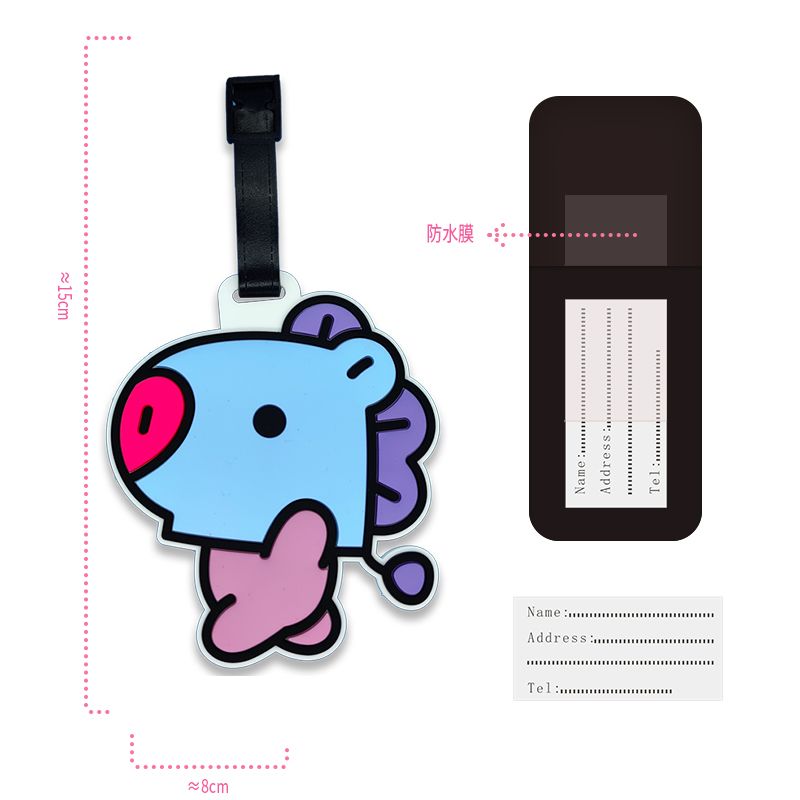 Porte-clés mignon BT21, étique - Travel Accessories Unisex avis et prix