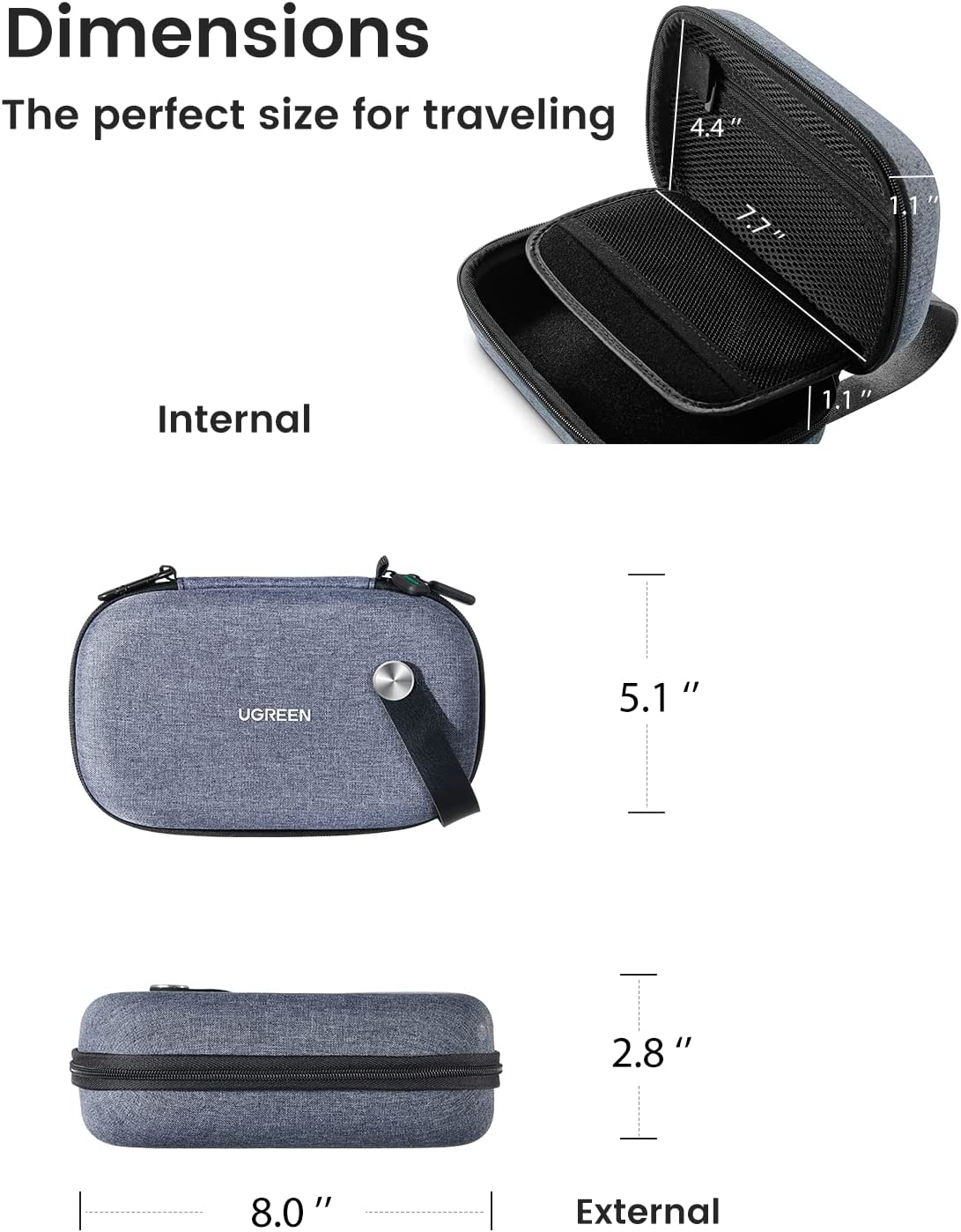 UGREEN – organisateur de voyag - Travel Accessories Case avis et prix