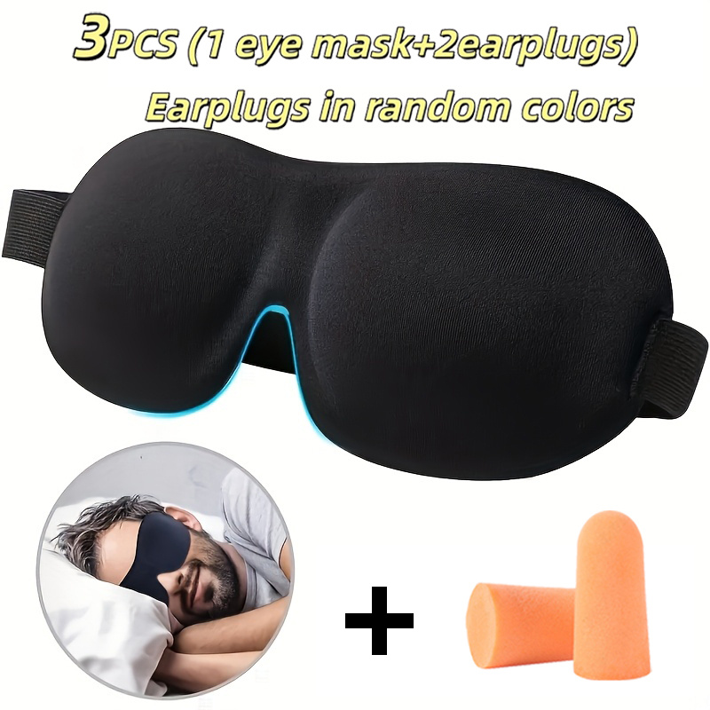 Ensemble de sommeil 3 pièces,  - Earplug Set Foam avis et prix