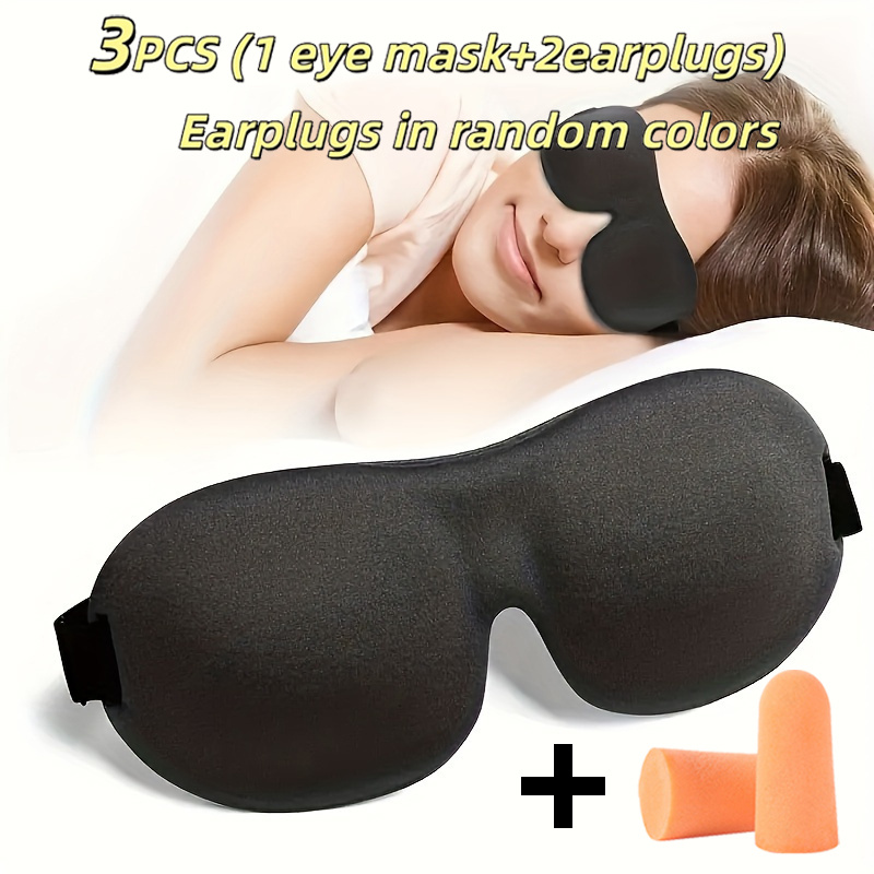 Ensemble de sommeil 3 pièces,  - Earplug Set Foam avis et prix