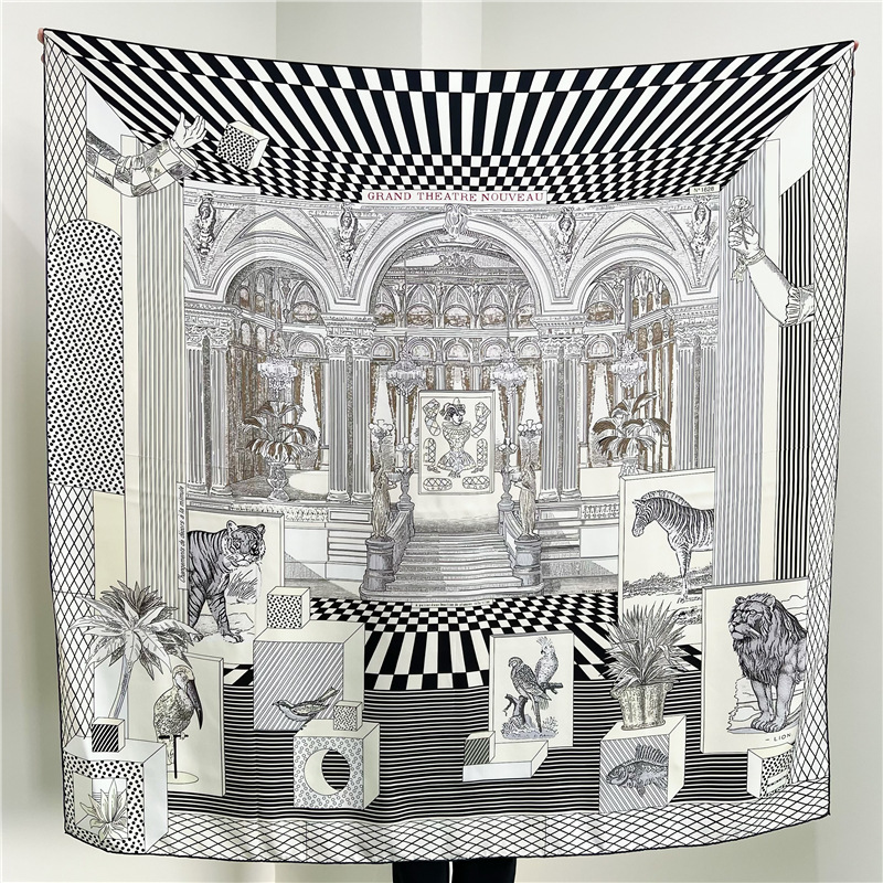 Grands foulards en soie de mar - Travel Accessories Designer avis et prix