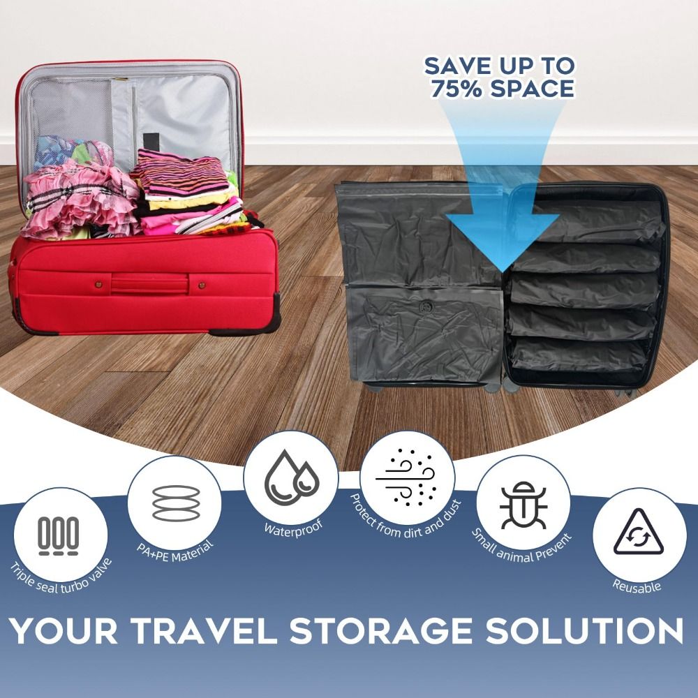 Nouveaux sacs sous vide réutil - Compression Bag Vacuum avis et prix