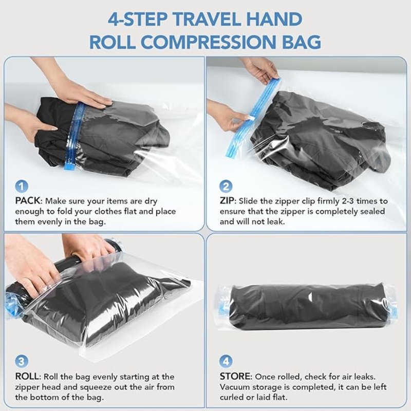 Sacs de compression pour voyag - Compression Bag Vacuum avis et prix