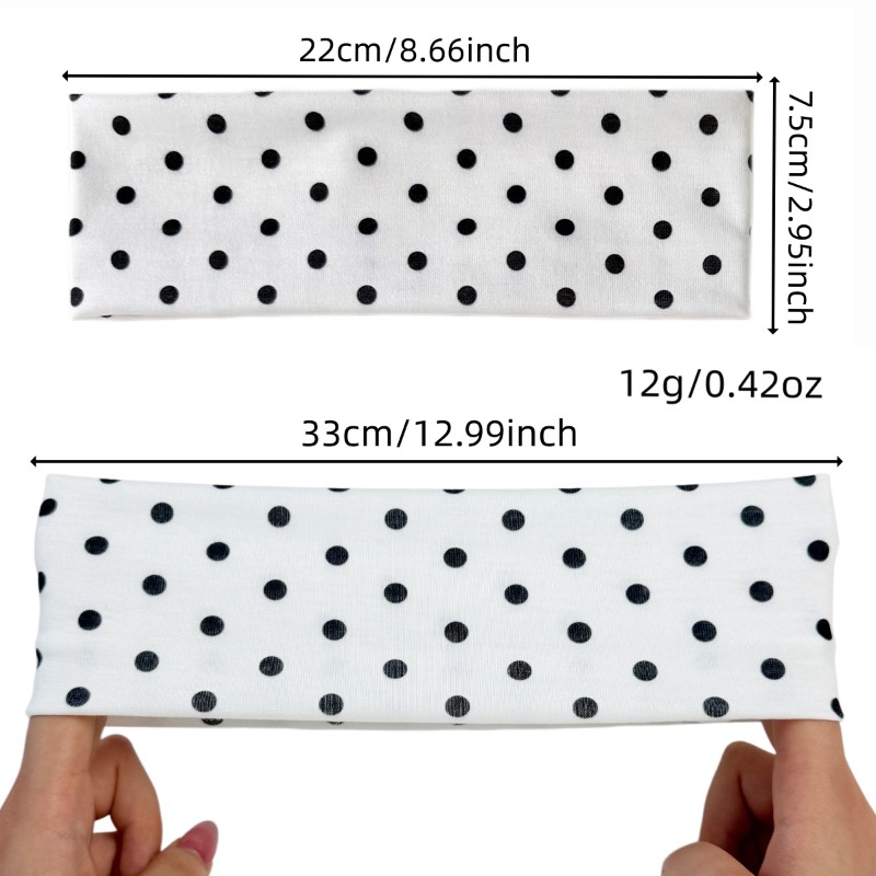 2 bandeaux élastiques à pois e - Travel Yoga Accessories avis et prix