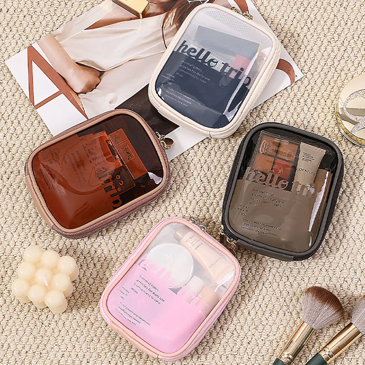 Pochette Cosmétique Transparen - Travel Accessories Toiletries avis et prix