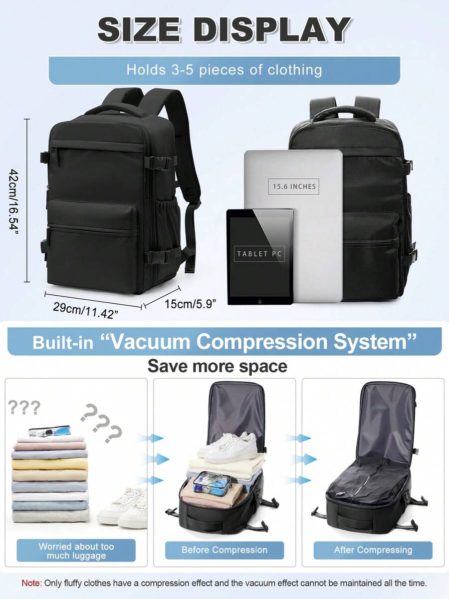 Sac à dos de voyage sous vide  - Compression Bag Vacuum avis et prix
