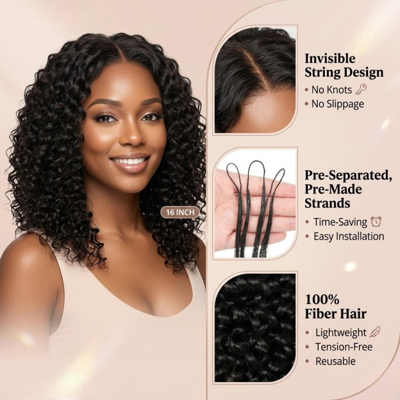 Extensions de cheveux synthéti - Travel Accessories For Women avis et prix